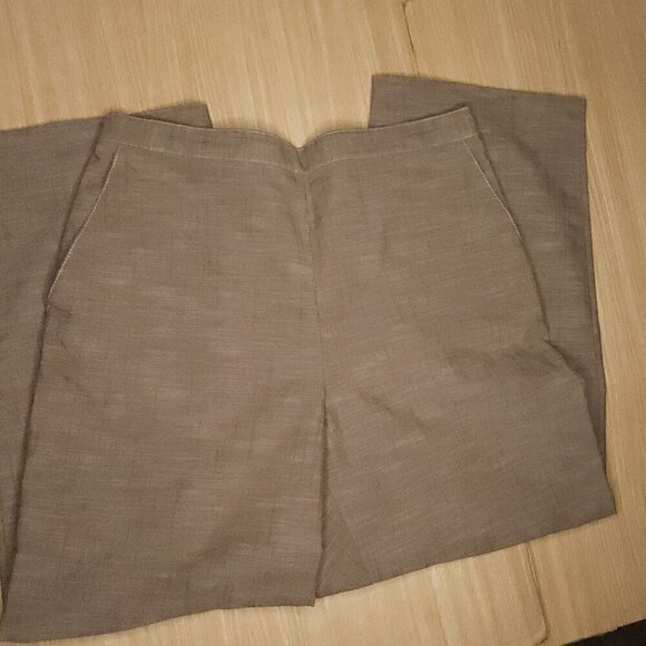 Alfred Dunner Petite Tan Elastic Waist Pants 14P - Picture 1 of 9